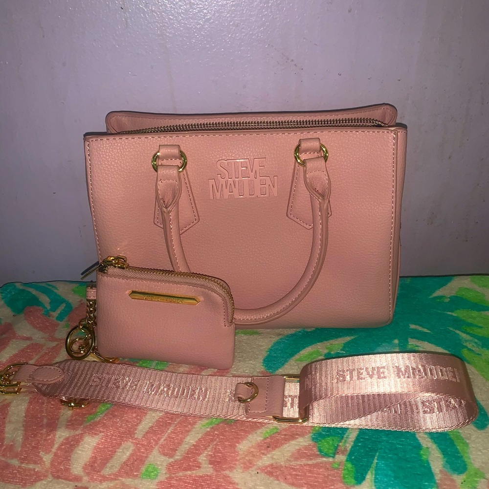 Pink Steve Madden handbag